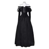 Beetlejuice Beetlejuice (2024) Delores Black Dress Outfits Cosplay Costume Halloween Carnival Suit